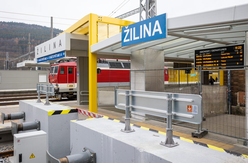 Zrekonštruovaná železničná stanica v Žiline