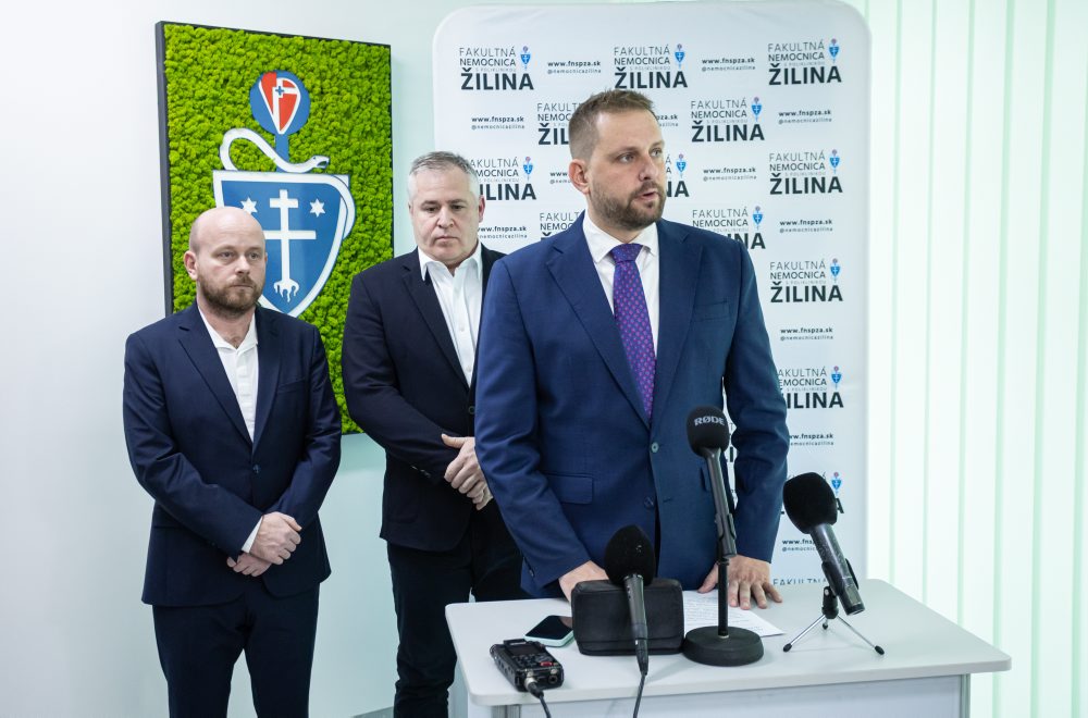 TK Fakultnej nemocnice s poliklinikou Žilina a Nadácie Kia Slovakia za účasti ministra zdravotníctva SR Kamila Šaška k pokračovaniu projektov z plánu obnovy na FNsP Žilina