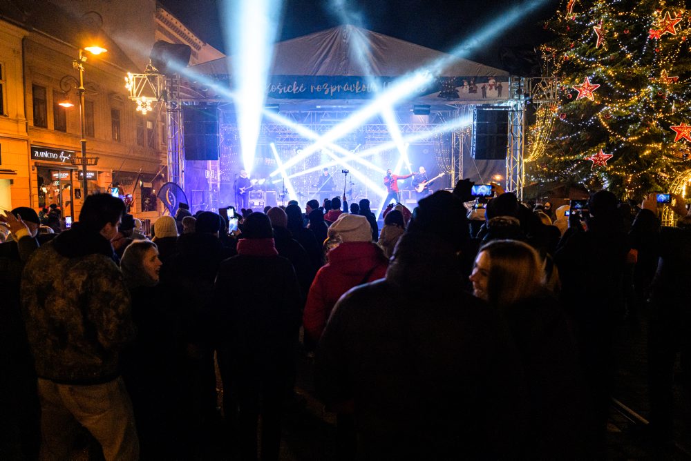 Oslavy Silvestra a Nového roka v Košiciach