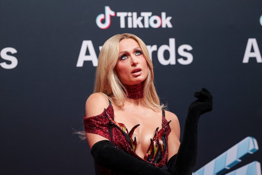 Paris Hiltonová odovzdávanie ocenení TikTok Awards v Los Angeles 