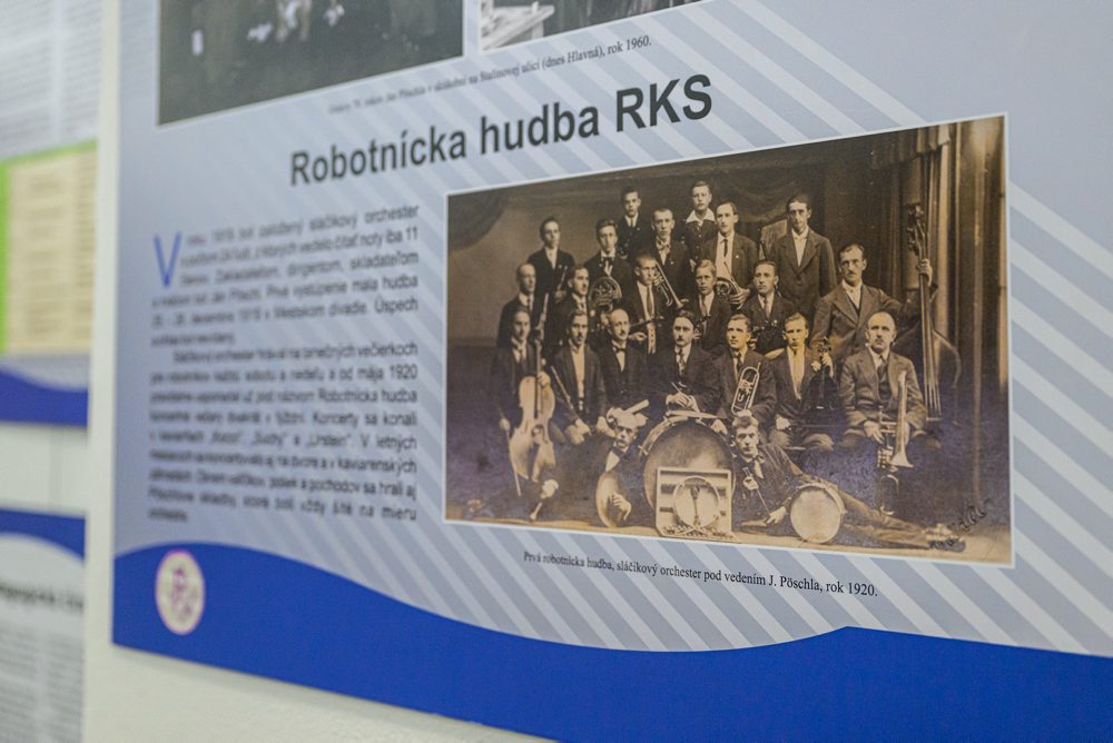 Expozícia výstavy Významné osobnosti prešovského hudobného a kultúrneho života v Krajskom múzeu v Prešove