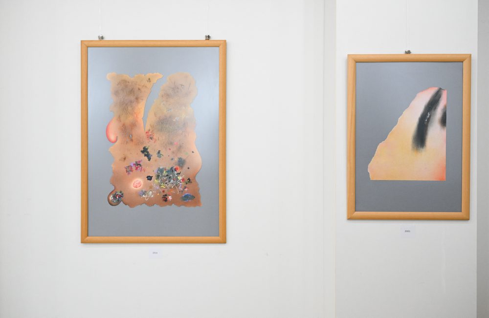 Výtvarník Dušan Nágel vystavuje diela v Novom Meste nad Váhom