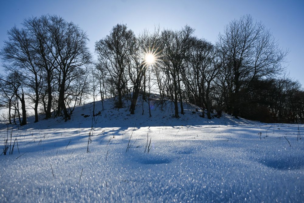 Mrazivý deň na lubinských kopaniciach