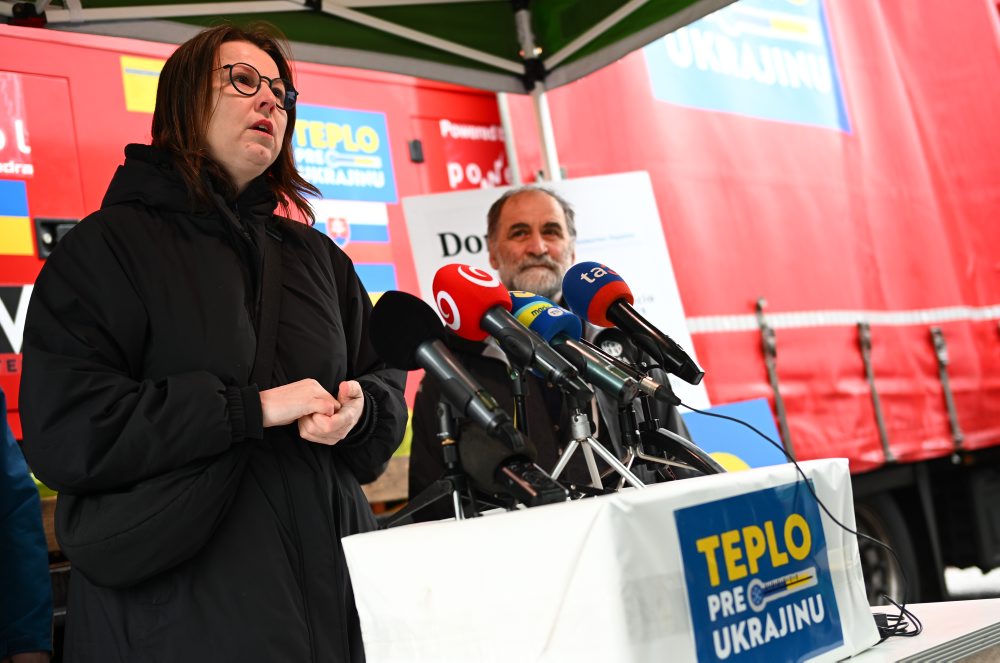 Nakládka a odoslanie pomoci zo zbierky Teplo pre Ukrajinu