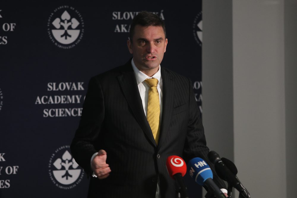 Tlačová konferencia Slovenskej akadémie vied