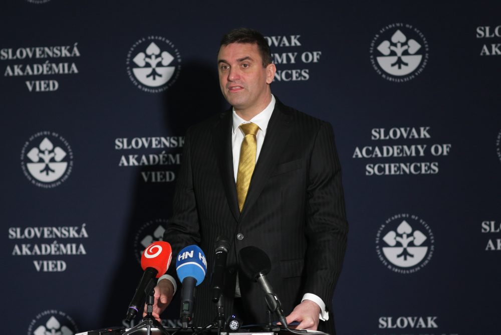 Tlačová konferencia Slovenskej akadémie vied