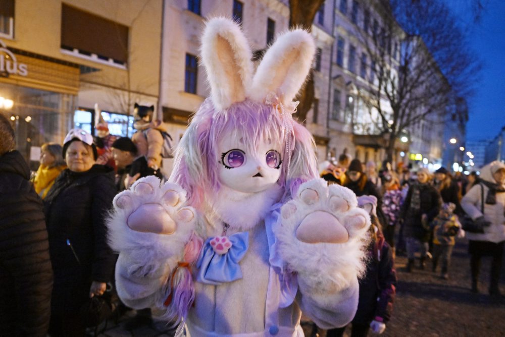 Tradičný fašiangový sprievod v Bratislave 