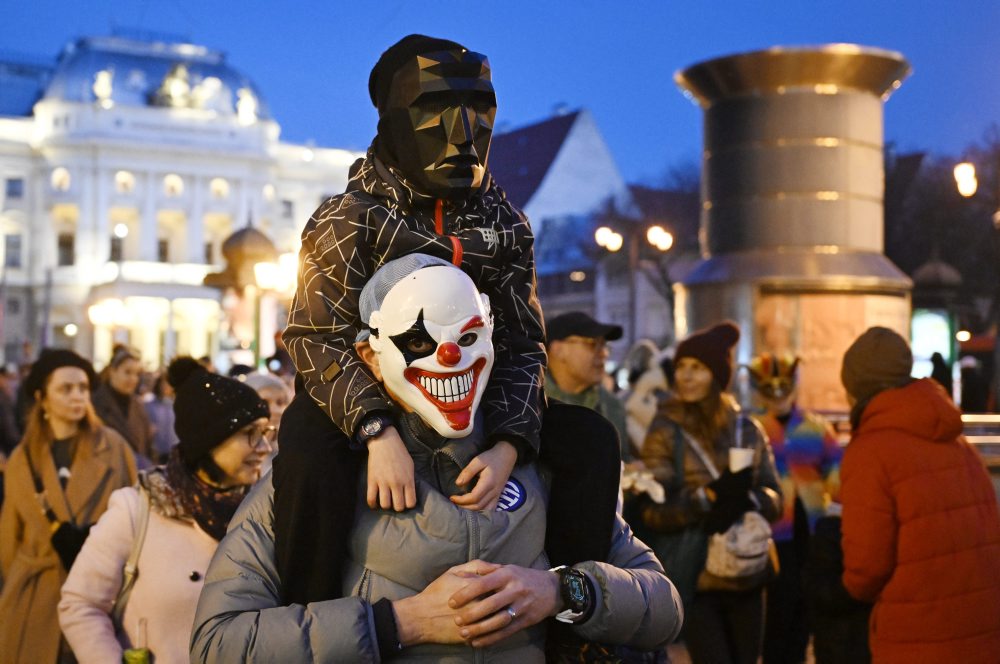 Tradičný fašiangový sprievod v Bratislave 