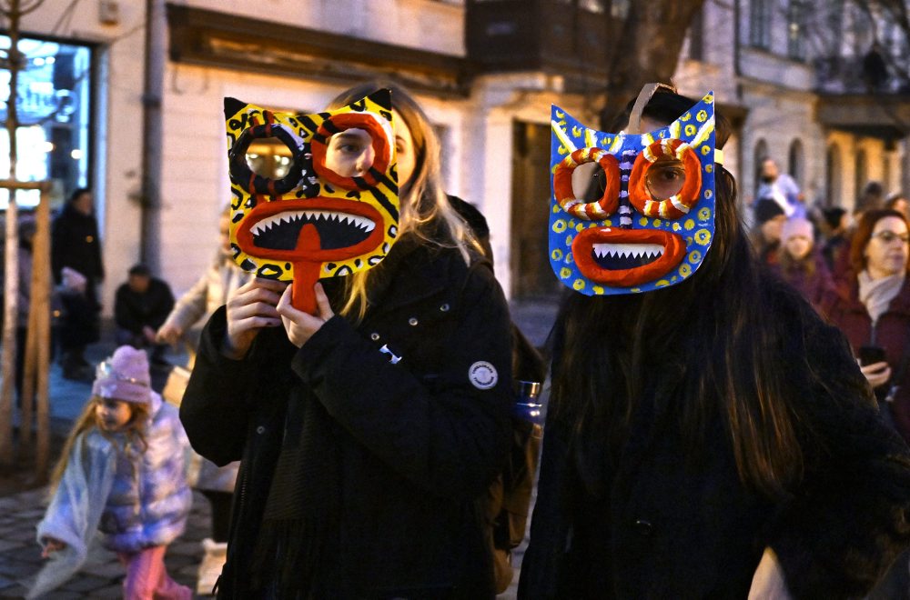 Tradičný fašiangový sprievod v Bratislave 