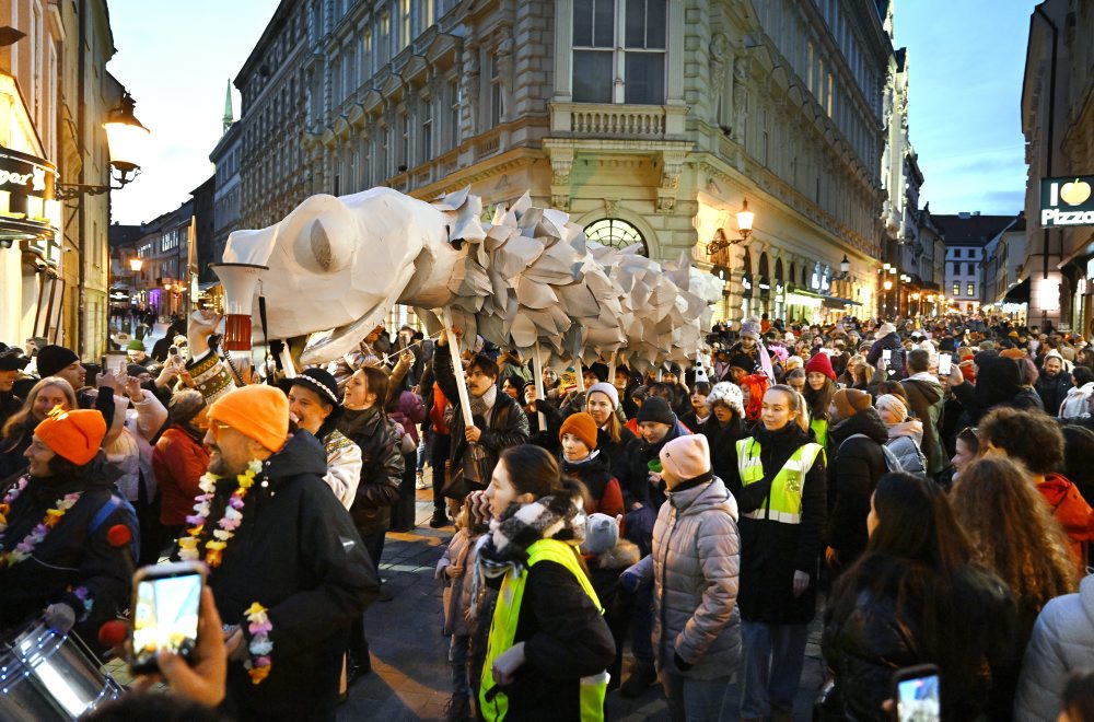 Tradičný fašiangový sprievod v Bratislave 