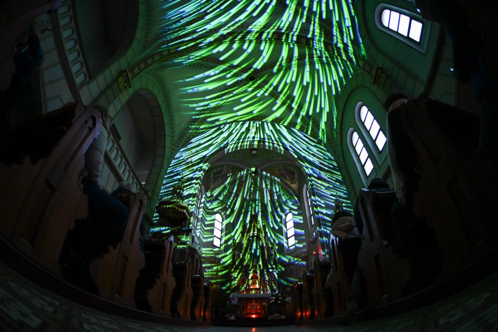 Fotografická inštalácia v podchode Hasičská