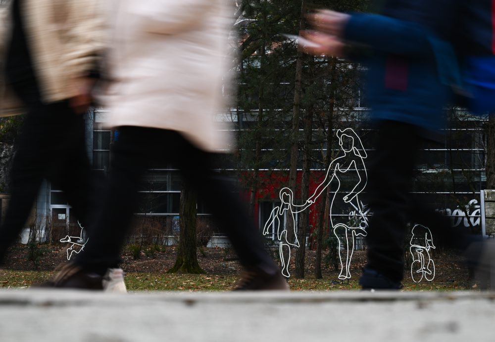 Fotografická inštalácia v podchode Hasičská