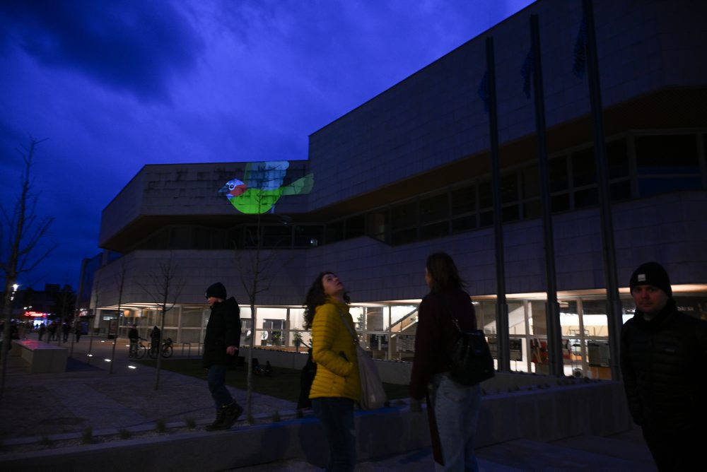 Fotografická inštalácia v podchode Hasičská