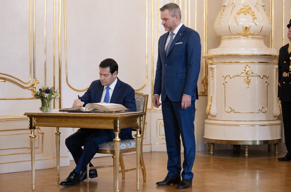 Šéf americkej diplomacie Marco Rubio pricestoval na Slovensko, stretol sa s prezidentom Petrom Pellegrinim