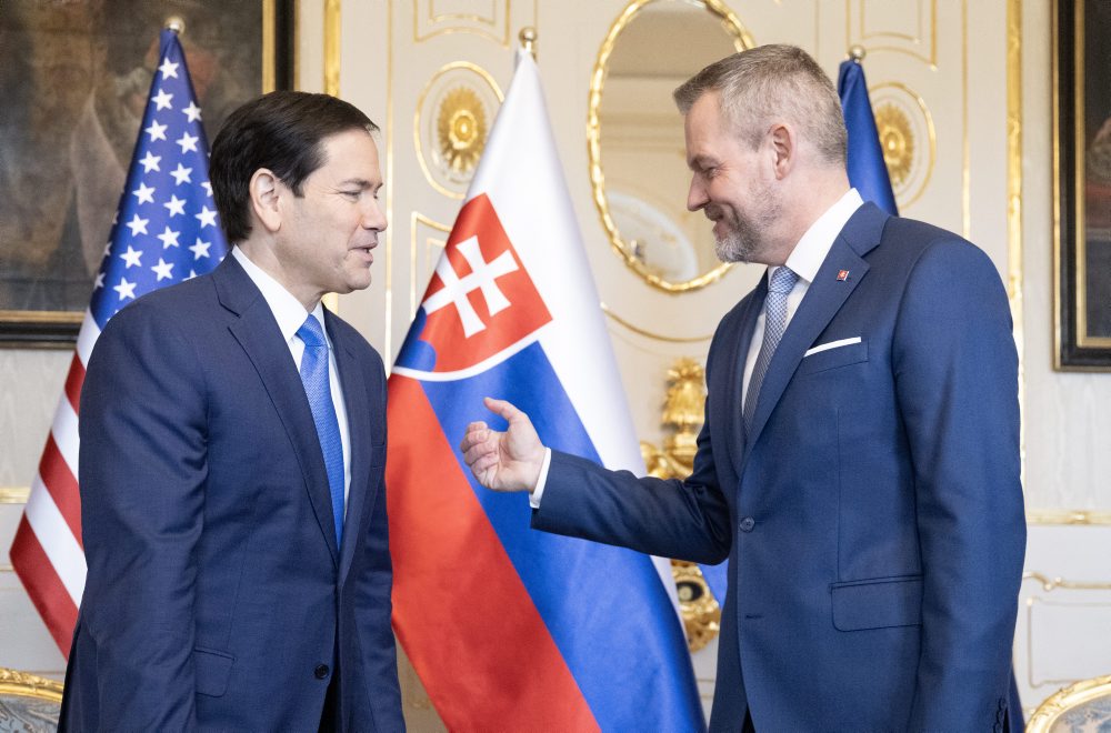 Šéf americkej diplomacie Marco Rubio pricestoval na Slovensko, stretol sa s prezidentom Petrom Pellegrinim