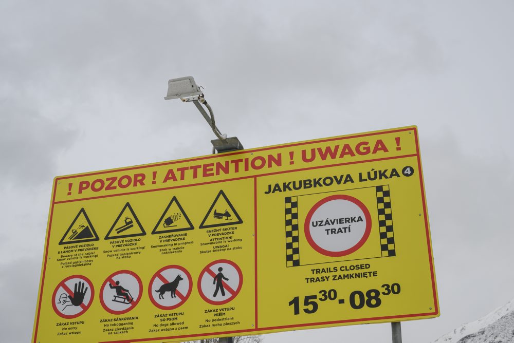 Lyžovačka v stredisku Jakubkova lúka v Starom Smokovci