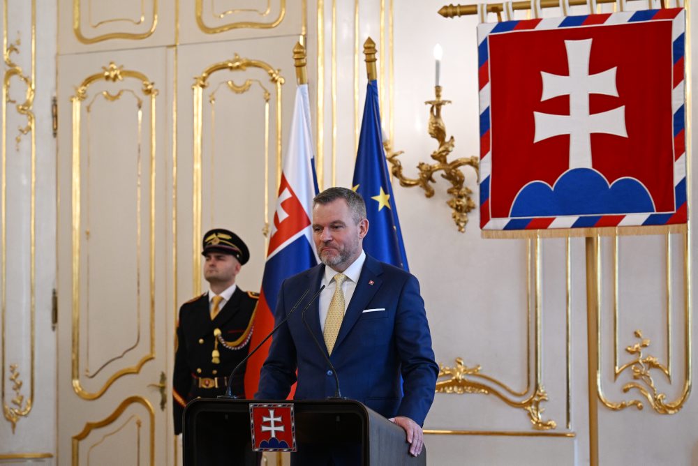Prezident SR Peter Pellegrini prijal v Prezidentskom paláci v Bratislave Úniu žien Slovenska