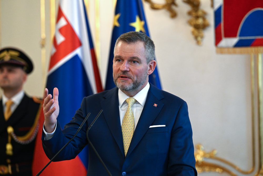 Prezident SR Peter Pellegrini prijal v Prezidentskom paláci v Bratislave Úniu žien Slovenska