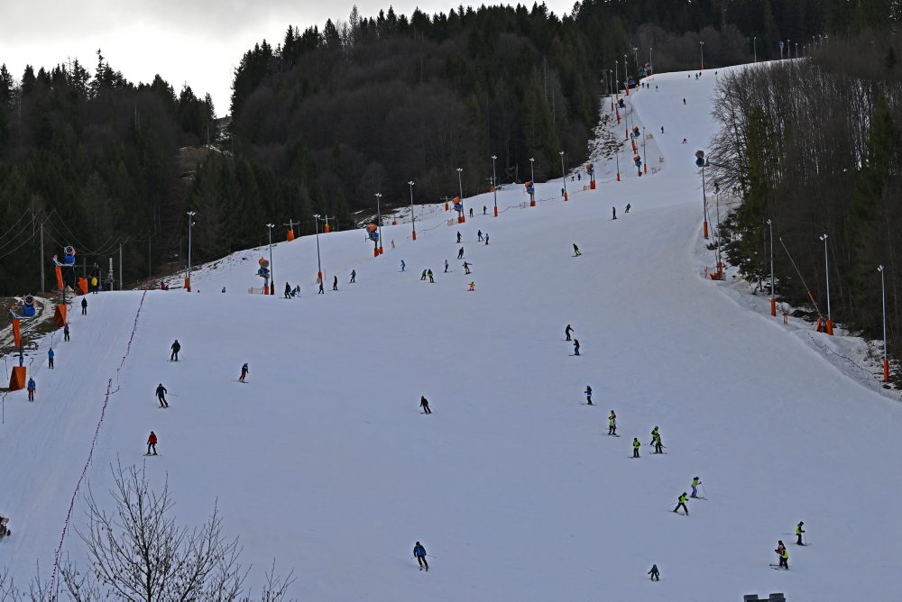 Lyžovanie v obci Mýto pod Ďumbierom