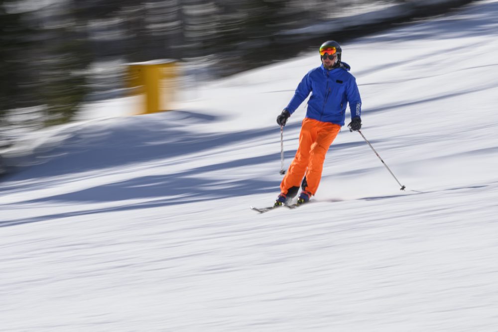 Lyžiari vo Vysokých Tatrách