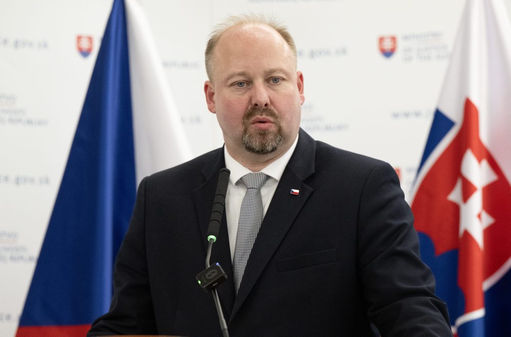 Brífing ministra spravodlivosti SR Borisa Suska a ministra spravodlivosti ČR Jeronýma Tejca po spoločnom rokovaní 