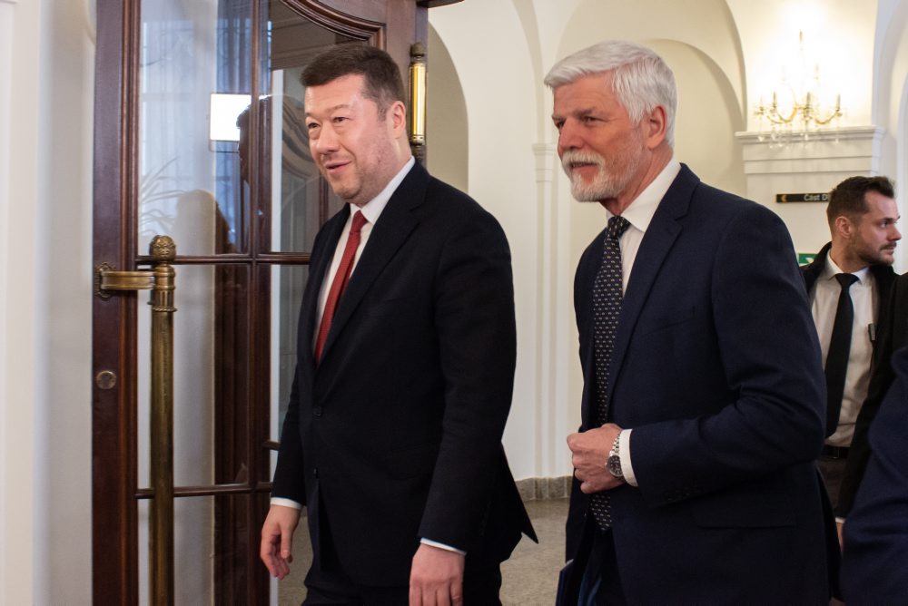 Český prezident Petr Pavel na návšteve v Poslaneckej snemovni ČR