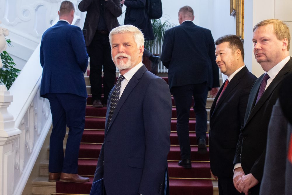 Český prezident Petr Pavel na návšteve v Poslaneckej snemovni ČR