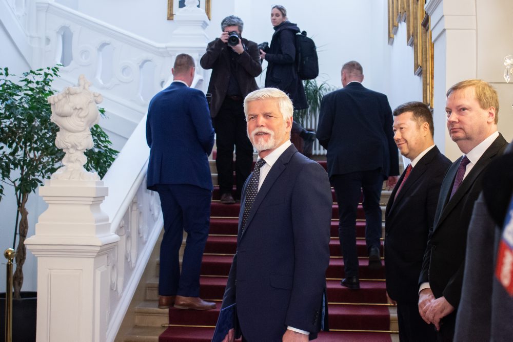 Český prezident Petr Pavel na návšteve v Poslaneckej snemovni ČR