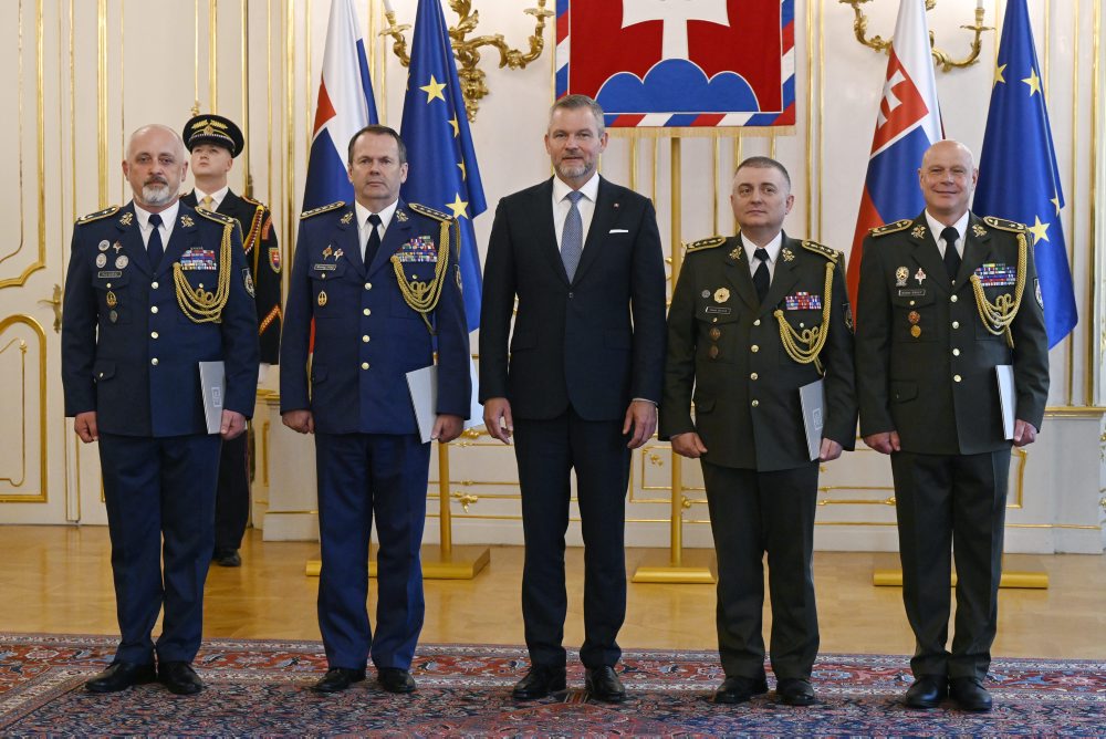 Povýšenie a vymenovanie generálov Ozbrojených síl SR