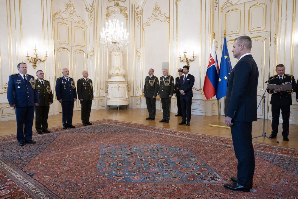 Povýšenie a vymenovanie generálov Ozbrojených síl SR