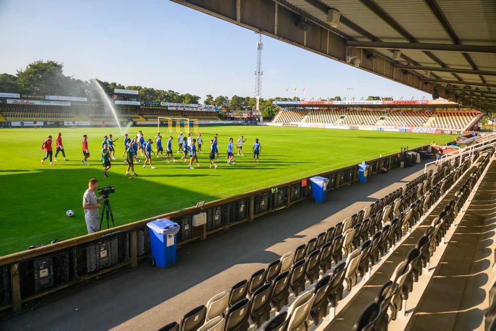 Tréning Slovana pred prvým 3. predkola LM proti švédskemu AIF Mjällby