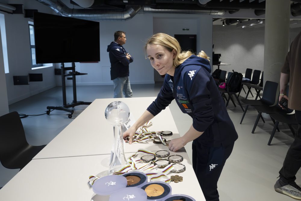 TK slovenskej paralympijskej lyžiarky Alexandry Rexovej a jej tímu po návrate zo zimných paralympijských hier v Taliansku 