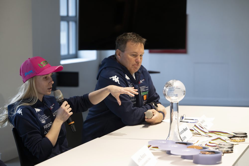 TK slovenskej paralympijskej lyžiarky Alexandry Rexovej a jej tímu po návrate zo zimných paralympijských hier v Taliansku 