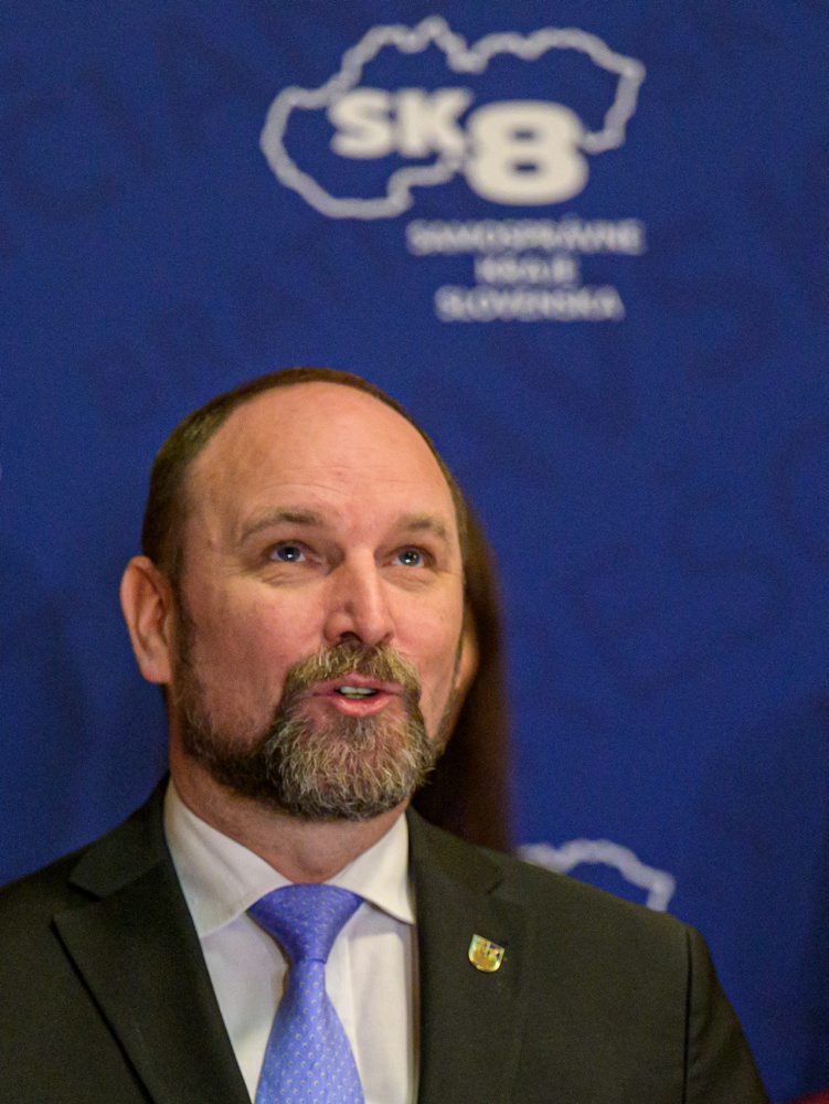 Tlačová konferencia združenia Samosprávne kraje Slovenska pri príležitosti zasadnutia zhromaždenia združenia SK8 v Prešove