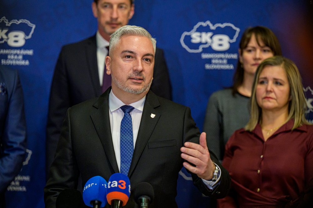 Tlačová konferencia združenia Samosprávne kraje Slovenska pri príležitosti zasadnutia zhromaždenia združenia SK8 v Prešove