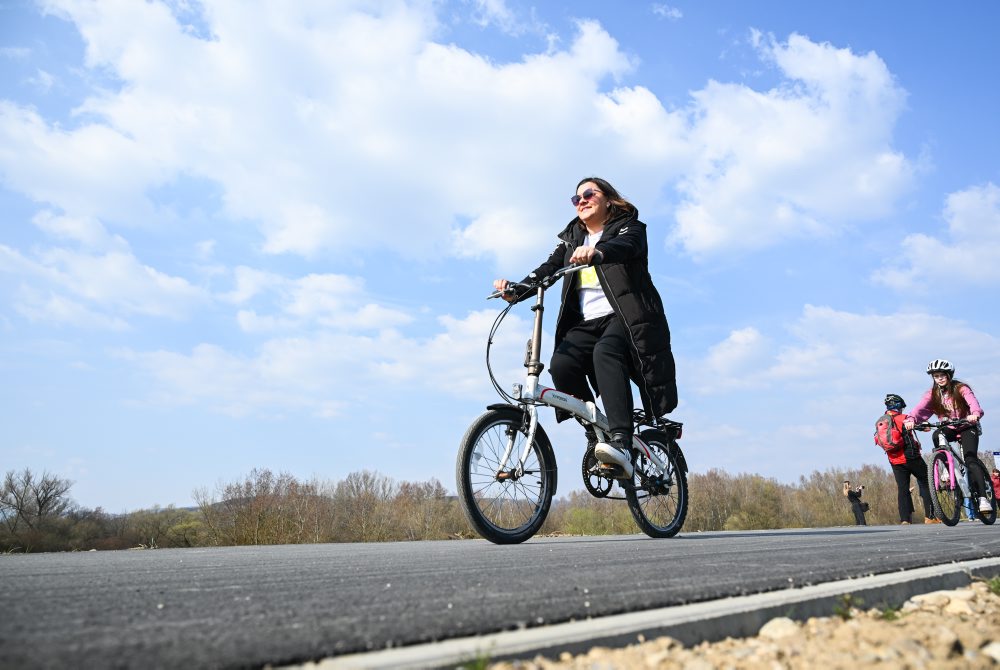 Otvorenie nového cyklochodníka v Beckove
