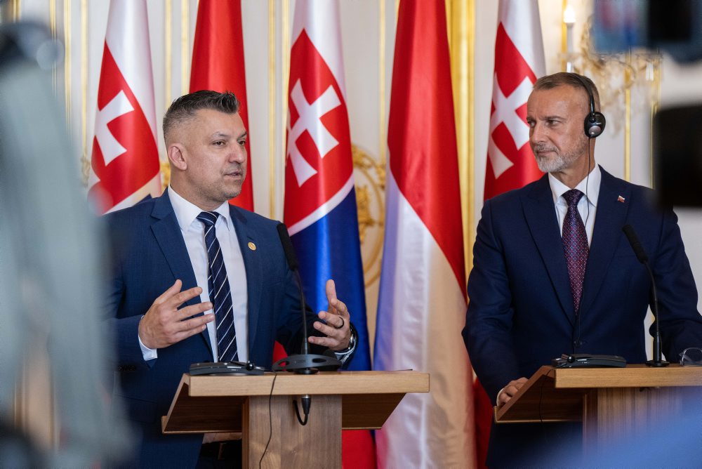 Predseda Národnej rady SR Richard Raši prijal na Bratislavskom hrade predsedu Národnej rady Monackého kniežatstva Thomasa Brezza