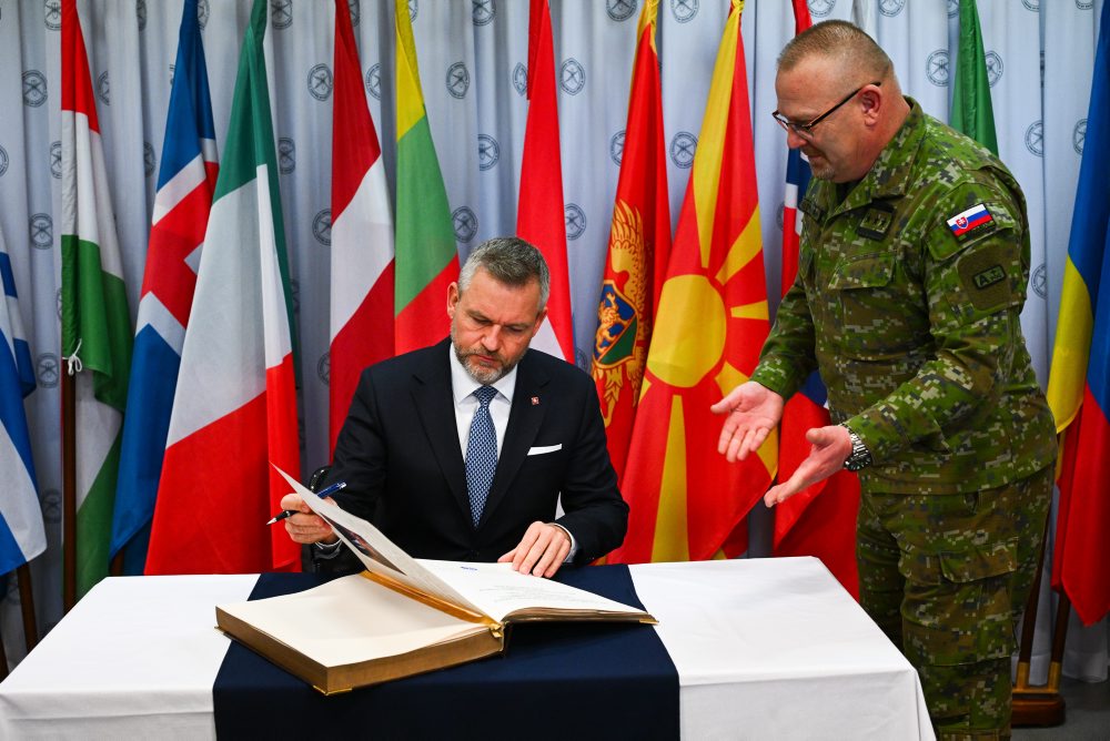 Výjazd prezidenta SR Petra Pellegriniho v Trenčíne