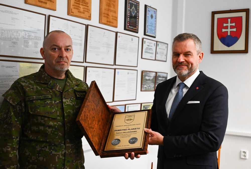 Výjazd prezidenta SR Petra Pellegriniho v Trenčíne