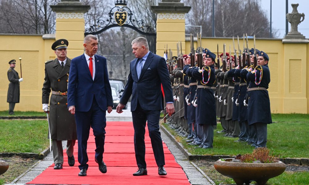 Spoločné zasadnutie vlád ČR a SR na zámku Nová Horka  