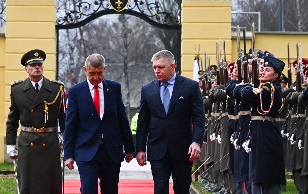 Spoločné zasadnutie vlád ČR a SR na zámku Nová Horka  