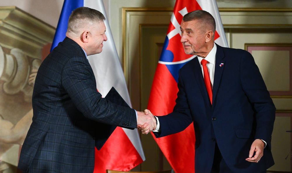 Spoločné zasadnutie vlád ČR a SR na zámku Nová Horka  