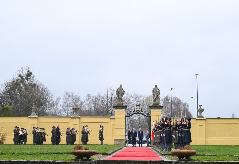 Spoločné zasadnutie vlád ČR a SR na zámku Nová Horka  