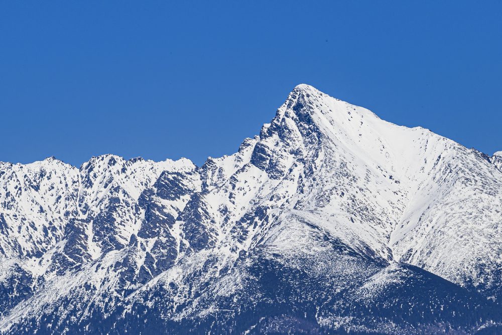 Výhľady na vrch Kriváň z Liptova