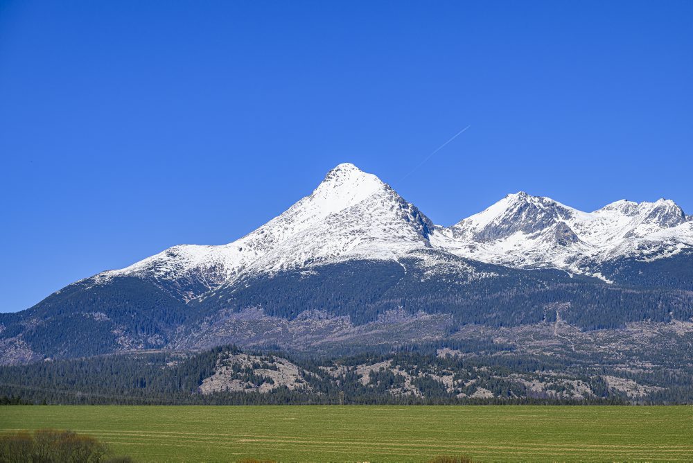Výhľady na vrch Kriváň z Liptova