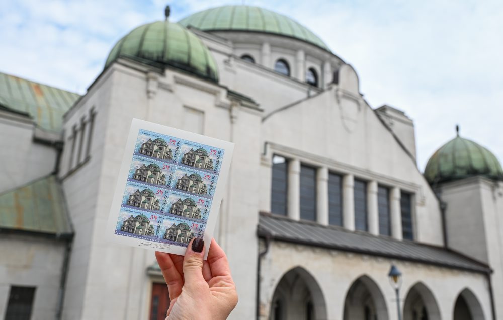 Inaugurácia poštovej známky s vyobrazením trenčianskej synagógy