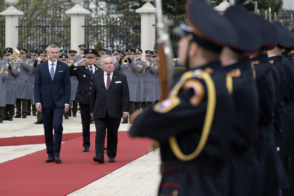 Prezident SR Peter Pellegrini prijal v Prezidentskom paláci veľmajstra Maltézskeho Rádu Fra’ J. T. Dunlapa v SR