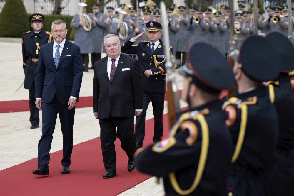 Prezident SR Peter Pellegrini prijal v Prezidentskom paláci veľmajstra Maltézskeho Rádu Fra’ J. T. Dunlapa v SR
