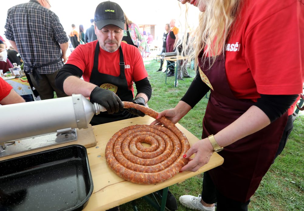 Klobása fest v obci Buzitka v okrese Lučenec  
