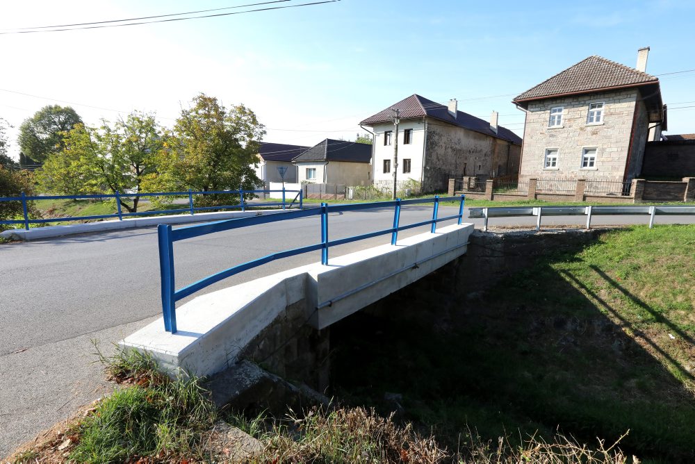 Zrekonštruovaný most v Janovej Lehote 